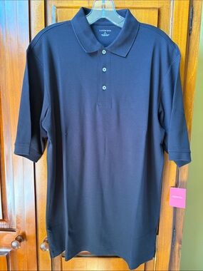 Black Men’s Lands’ End Polo